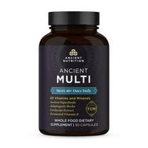 Ancient Nutrition Multivitamin for Men, Ancient Multi Men's 40  Once Daily Vitamin Supplement 30 Ct, Vitamin A, Vitamin B and Vitamin K2, Supports Immune System, Paleo and Keto Friendly