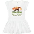 thumbnail image 3 of Inktastic Gram Gram Loves Me Cute Red Panda Girls Baby Dress, 3 of 5