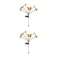 thumbnail image 1 of Ounissouiy Luces Lámpara de estaca Lámparas decorativas Hogar Vacaciones Guirnalda Árbol Fiesta Exterior Interior Decoraciones luminosas Regalo 2piezas, 1 of 6