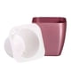 thumbnail image 1 of Wosthever Maceta para jardín doméstico: macetas de lavabo interior desmontables fáciles de mantener y duraderas para materiales de plantas de Jardín y Patio oro rosa cuadrado ;G105, 1 of 6