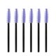 thumbnail image 2 of Seitruly 50 piezas cepillo de pestañas desechables varitas de nailon para rímel aplicador portátil cepillos de cejas Stick Styling negro luz púrpura Type3 NO3 Seitruly CE011828-11B, 2 of 6