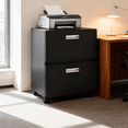 thumbnail image 6 of Office furniture Copier Cabinet black 2 door steel copier stand mobile pedestal file Printer Stand, 6 of 6
