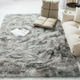 thumbnail image 6 of Shaggy Soft Faux Sheepskin Fur Area Rugs Floor Mat Luxury Bedside Carpet for Bedroom Living Room, 19.6*63in, 6 of 7