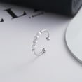 thumbnail image 3 of Anillo Antiansiedad Con Cuentas Para Mujer, Anillo Antiestrés, Anillo Abierto Ajustable Para Niñas Adolescentes Methold AP005759-00, 3 of 6