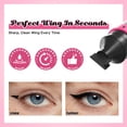 thumbnail image 4 of Dr.pedi Rotating Eyeliner Stamp Pen, Dual-Ended Winged Eyeliner Stamp, Cat Eye Tool, Waterproof & Smudge-Proof, Long-Lasting, Matte Finish, Liquid Eyeliner for Beginners,Black, 4 of 9