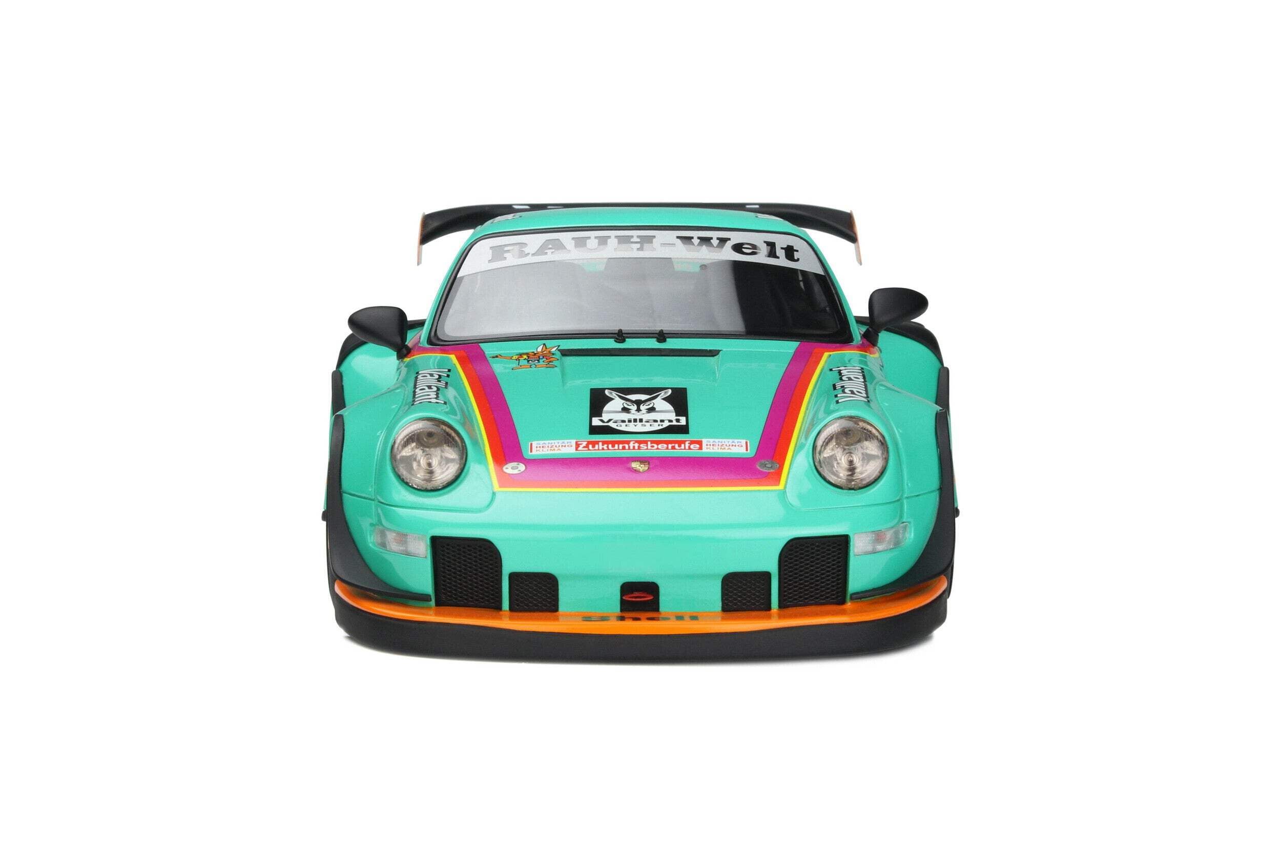 【GT SPIRIT】1/18 RWB Vaillant 2022 GTS869 GT Spirit 2022 RWB Vaillant Bodykit Model Car, Light Green
