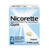 Nicorette Nicotine Gum Original 2 milligram Stop Smoking Aid 110 count