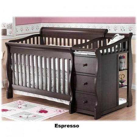Tuscany 4 In 1 Convertible Crib W Changer Espresso Walmart Com