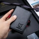 thumbnail image 2 of BULLCAPTAIN Cartera de Cuero Genuino con Bloqueo RFID de Gran Capacidad Negro QB-027, 2 of 12