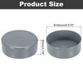 thumbnail image 2 of Uxcell 160mm (6 5/16") ID Rubber End Caps, Pipe & Fence Post Protectors Flexible End Caps for Industrial Pipes, Metal Tubing, Outdoor Fencing, Light Gray, 2 of 6