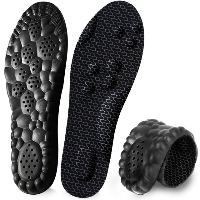 Soporte de arco Insoles MARRDO 4D Cloud de espuma viscoelástica negro XL
