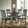 thumbnail image 2 of Carolina Classics Portland 30" Round Pedestal Table in Espresso, 2 of 2