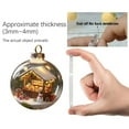 thumbnail image 4 of Rapeiae Natural Wonders Series Christmas Ball Flat Acrylic Pendant, 4 of 5
