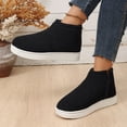 thumbnail image 2 of Domzle Men's Bootie Slippers Memory Foam Indoor House Slippers Ankle Boot House Shoes - Gifts for Men Casual Shoes with Warm for Outdoor Commute Black, 2 of 9