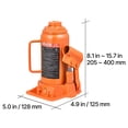 thumbnail image 4 of VEVOR Hydraulic Bottle Jack, 12 Ton (26455.5 lbs) Capacity, 8.1-15.7 Inch Lifting Range, Heavy Duty Welded Bottle Jack, 4 of 9