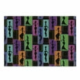 thumbnail image 1 of African Cutting Board, Colorful Abstract Geometric Pattern Frames with Women Carrying Vases on Heads, Decorative Tempered Glass Cutting and Serving Board, Small Size, Multicolor, by Ambesonne, 1 of 1