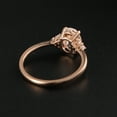 thumbnail image 3 of solitaire jewels 1.7CT Oval Moissanit Engagement Ring For Women, 10K Rose Gold, 3 of 7
