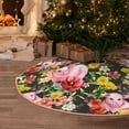thumbnail image 5 of Sikiie Cute Pigs Sunflower Nativity Christmas Tree Skirt, Jesus Christian Winter Holiday Tree Mat Decoration(30-48IN), 5 of 6