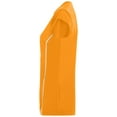 thumbnail image 2 of Augusta XL Ladies Blash Jersey Power Orange/White 1218, 2 of 5