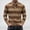 #318-Khaki, variant on Men's Crew Neck Argyle Diamond Pattern Knitted Long Sleeve Warm Winter Pullover Sweater Beige XS Gift