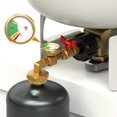 thumbnail image 1 of Adaptador de recarga de propano HICOOI para tanques de 1 libra con manómetro, 1 of 7