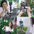 thumbnail image 5 of ST-06S Multi-functional Phone Holder Clamp Phone Tripod Mount 360° Rotatable with Dual Cold Shoe Mounts for Smartphone Vlog Selfie Live Streaming Video Recording, 5 of 7