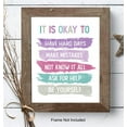 thumbnail image 2 of Inspiration Motivation Wall Art for Home Office Bedroom Bathroom - Positive Quotes Wall Decor - Encouragement Gift for Woman Teen Girls Daughter - Women's empowerment Poster - Classroom Decorations, 2 of 4