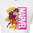 thumbnail image 3 of Marvel - Super Hero Women Sound Effects - Juniors Cropped Graphic T-Shirt, 3 of 5