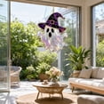 thumbnail image 3 of Halloween Witch Hat Ghost Hanging Ornament, Halloween Moonlight Witch Hat Ghost Window Hanging Sun Catcher, Halloween Decoration Indoor Outdoor for Home & Party, Gift, 3 of 8
