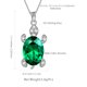 thumbnail image 2 of Juwaliy Turtle Collar Esmeralda Mayo Piedra Natal Encanto 925 Sterling Silver Verde Dije Cristal Joyería Mujeres Hija Esposa Navidad Regalo de Cumpleaños para Madre, 2 of 7