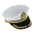 thumbnail image 3 of Adultos itán Sailor Hat Skipper Sombrero Disfraz - Adulto Sunnimix sombrero de capitán niño adulto, 3 of 8