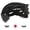 Black, variant on Cairbull Road Mountain Bike Riding Helmet with Visor & Taillight, Black and White, 21.3-24.0 in / 54-61 cm