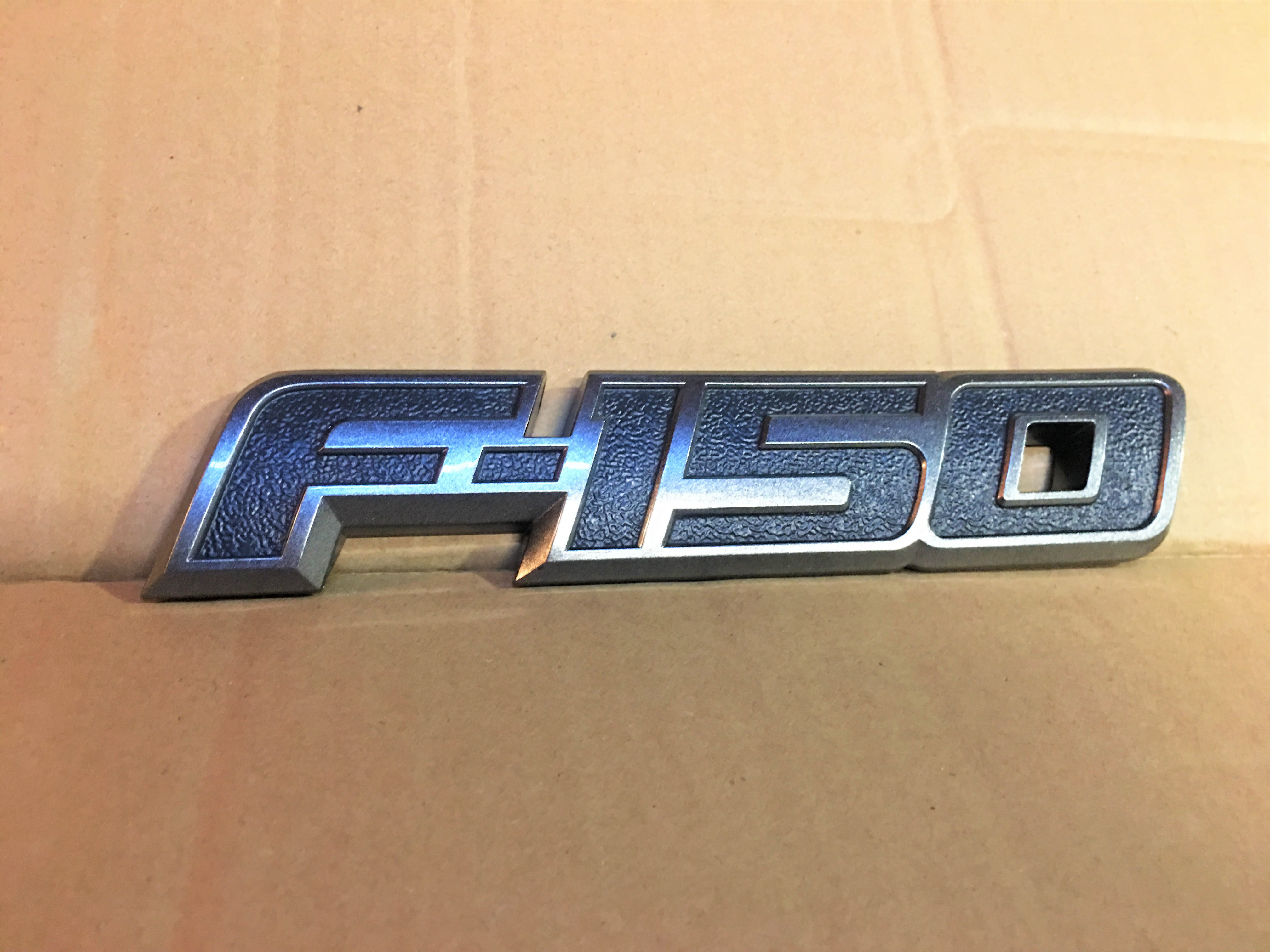 3pcs OEM Chrome F-150 Platinum Badge Side Fender F-150 Tailgate Emblem 3D Replacement for F150 Origianl Size Genuine Parts 
