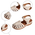 thumbnail image 3 of Dakaela Closed Toe Sandals for Women 2026 Comfortable Dressy Platform Wedges Ankle Strap Orthopedic Wide Width Walking Shoes (9.5,White), 3 of 8