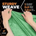 thumbnail image 5 of Xpose Safety Green Poly Tarp 10' x 20' - Multipurpose - 5 Mil Thick Polyethylene, 5 of 8