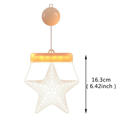 

LED Light For Indoor Bedroom Romantic 3D Light Gift For Love Hanging Light Drcoration Battery Light