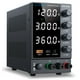 thumbnail image 1 of Fuente de alimentación DC WANPTEK POWER Bench 0-120 V 0-3A con USB y tipo C, 1 of 9