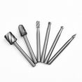 thumbnail image 3 of Lefu 12pcs/Set HSS Router Drill Bits Kit Rotary Burrs Tool Wood Metal Carving Milling, 3 of 10