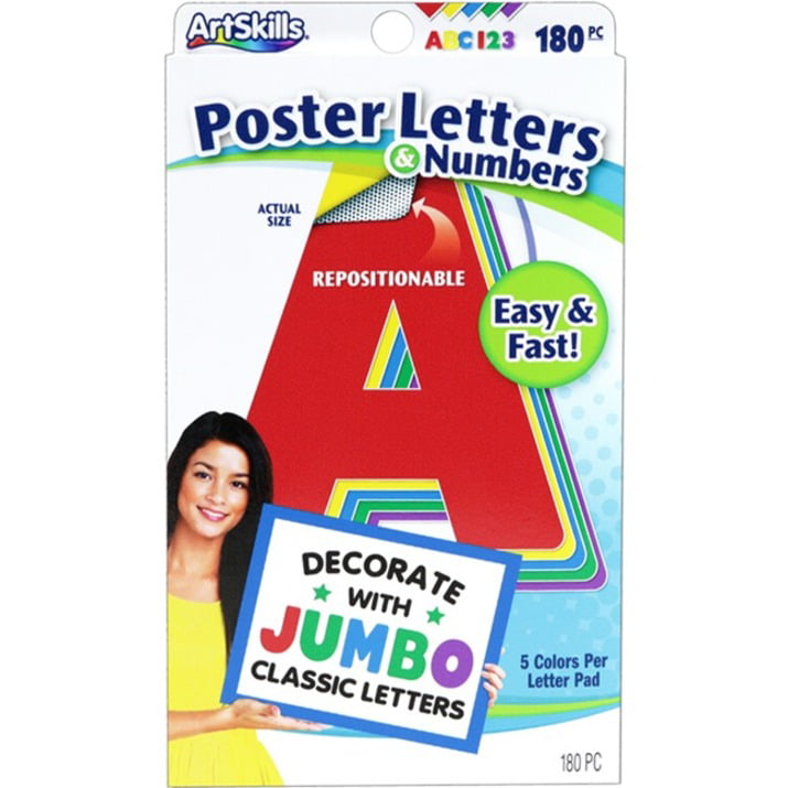 ArtSkills Jumbo Classic Poster Letters - Walmart.com