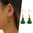 thumbnail image 3 of LMTODLFG Earrings for Women Christmas Stud Earrings Xmas Santa Candy Cane Gift Novelty Party Jewellery Xmas Earrings Dangle Earrings for Women, 3 of 4