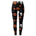 thumbnail image 6 of Womens Halloween Leggings Elastic High Waist Funny Print Slim Fit Lifting Tights Pants Workout Yoga Pants, 6 of 6