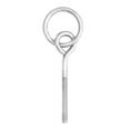 thumbnail image 1 of armella/tirafondo con anillo de enganche de 6 pulgadas plata, 1 of 4