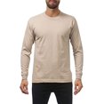 thumbnail image 2 of Pro Club Men's 3-Pack Heavyweight Cotton Long Sleeve Crew Neck T-Shirt, 2 of 3