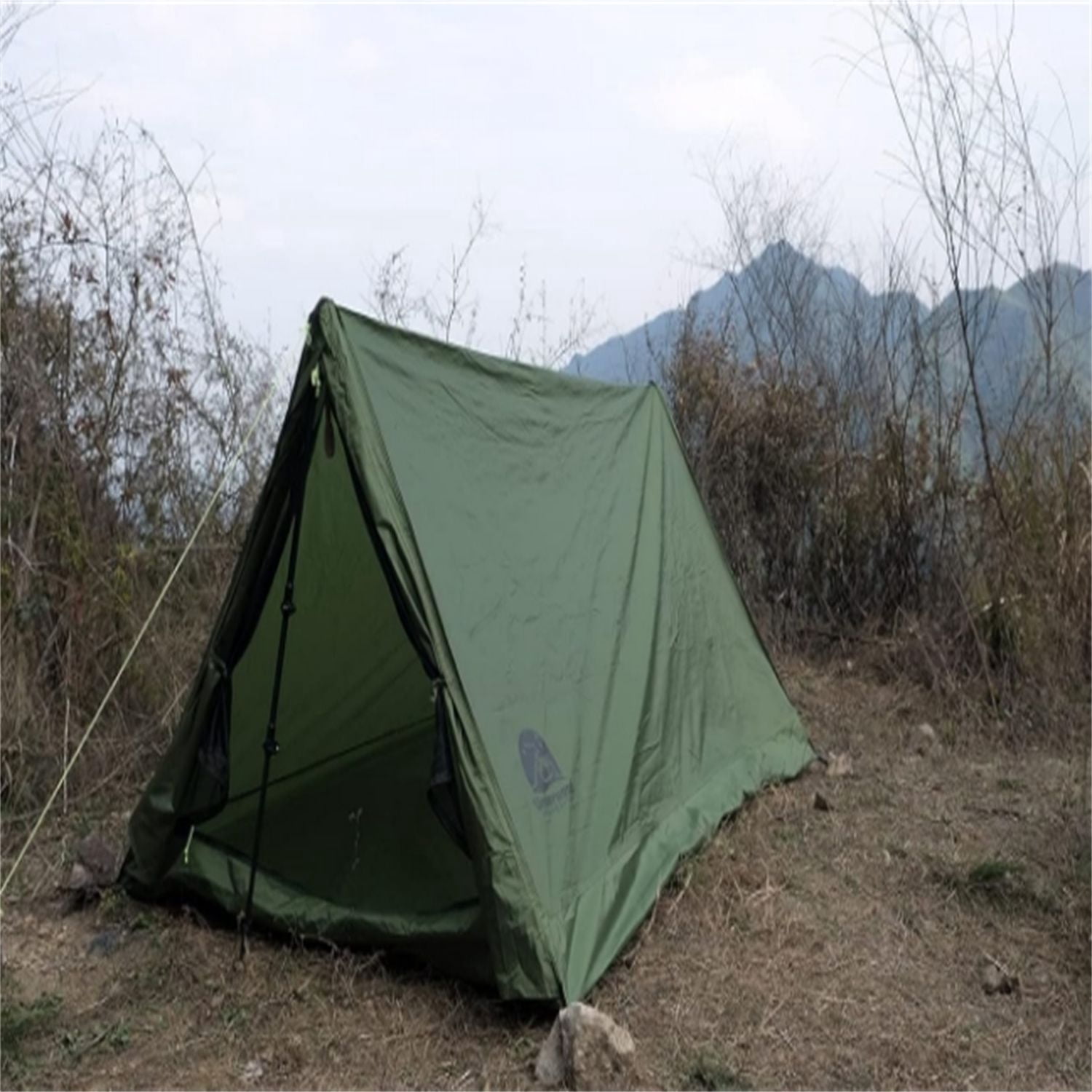2-Person Trekking Pole Tent for Backpacking - Ultralight A-Frame Backpacking Tent