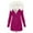 Hot Pink, variant on JGTDBPO Long Hooded Jacket Coat For Women Thickened Winter Fashion Clothes Oversized Fleece Long Outerwear Cardigan Tops With Deep Pockets