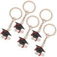 thumbnail image 3 of KAKOWELY 5Pcs Keychains Graduation Season Keyring Gift Bag Metal Decorative Keychains,3.15"X1.02"X0.04", 3 of 5