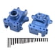 thumbnail image 1 of Carcasa de caja de cambios RC adecuada para traxxas sledg 1 / 8 4wd azul caja de cambios universal delantera y trasera de aleación de aluminio, 1 of 10