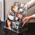 thumbnail image 3 of 5-Layer CD Rack, Album Display Rack, Transparent Storage Rack for Tapes, Multifunctional Counter Display Rack, 3 of 6