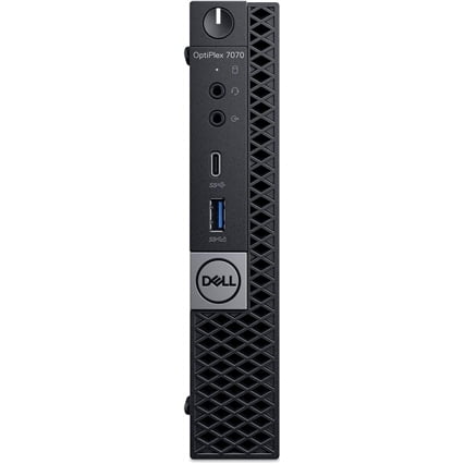 Restored Dell Optiplex 7070 Micro (8GB, 256GB SSD, i7-9700 3GHz) Win11P,Black (Refurbished)