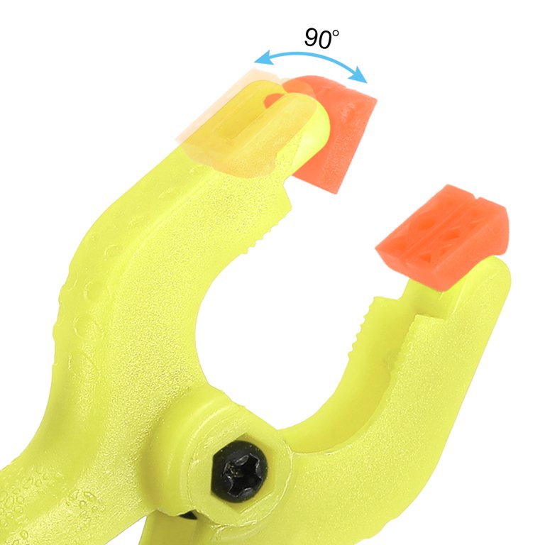 Uxcell 2 inch Spring Clamps, 4 Pack Plastic Flexible Anti Slip